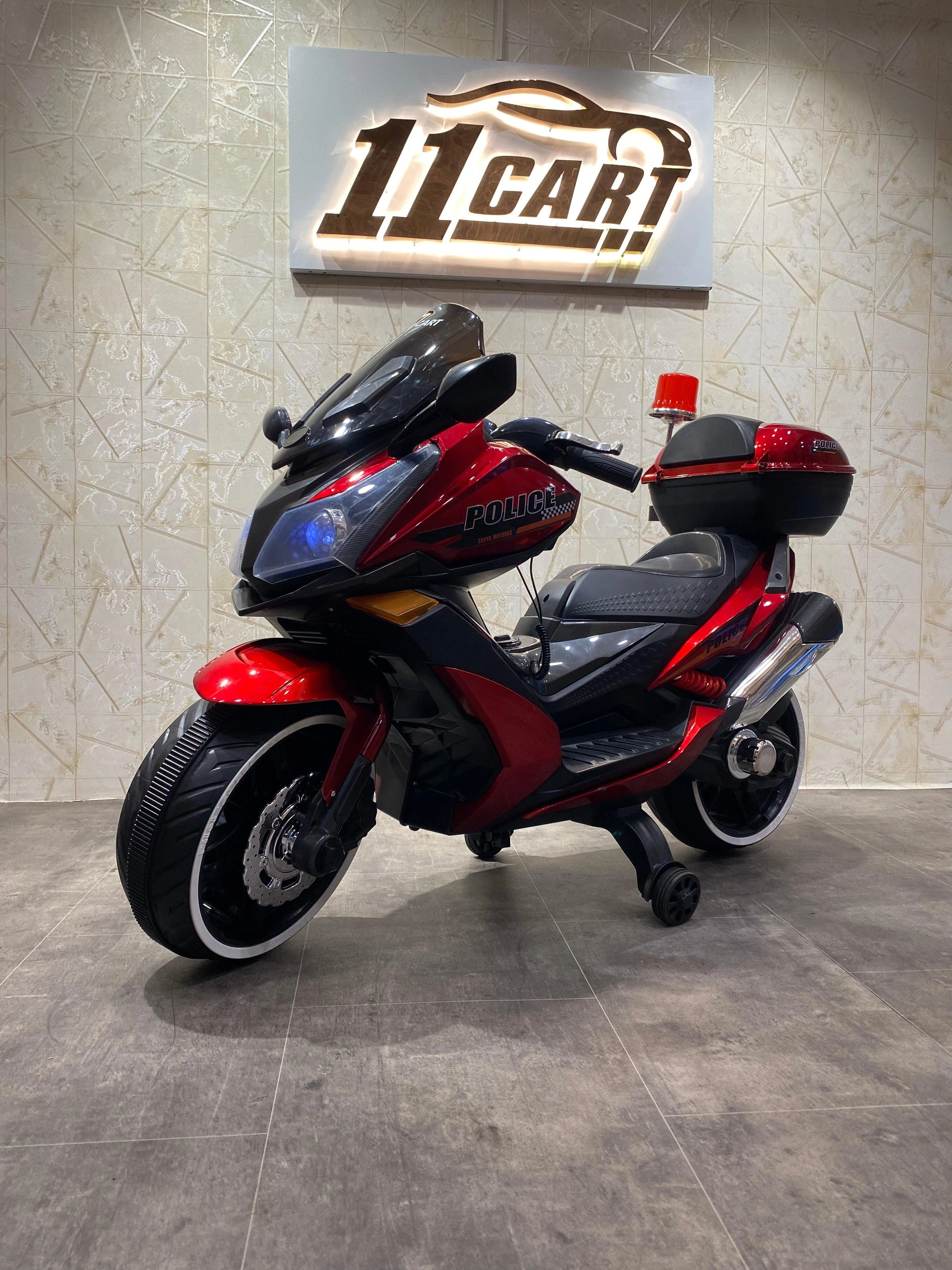 12V Police Bike – Kid’s Zoomer Ride! Fast Fun for Little Officers.